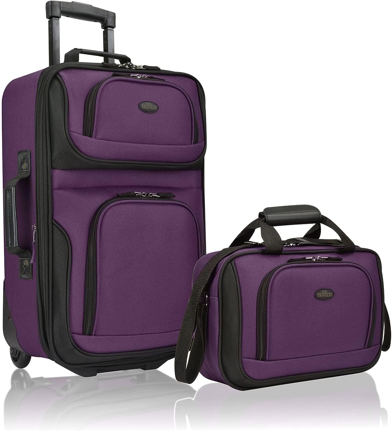 Lightweight 2-Piece Carry-On Travel Set With Expandable Design