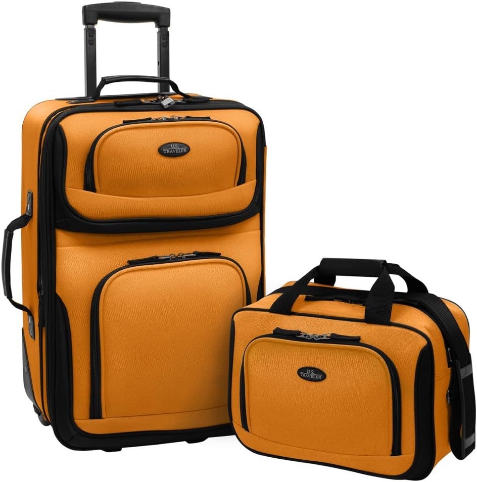 Lightweight 2-Piece Carry-On Travel Set With Expandable Design