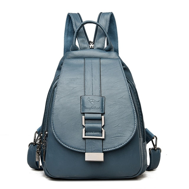 Women’s Water-Resistant Backpack with Multi-Compartments for Everyday Use