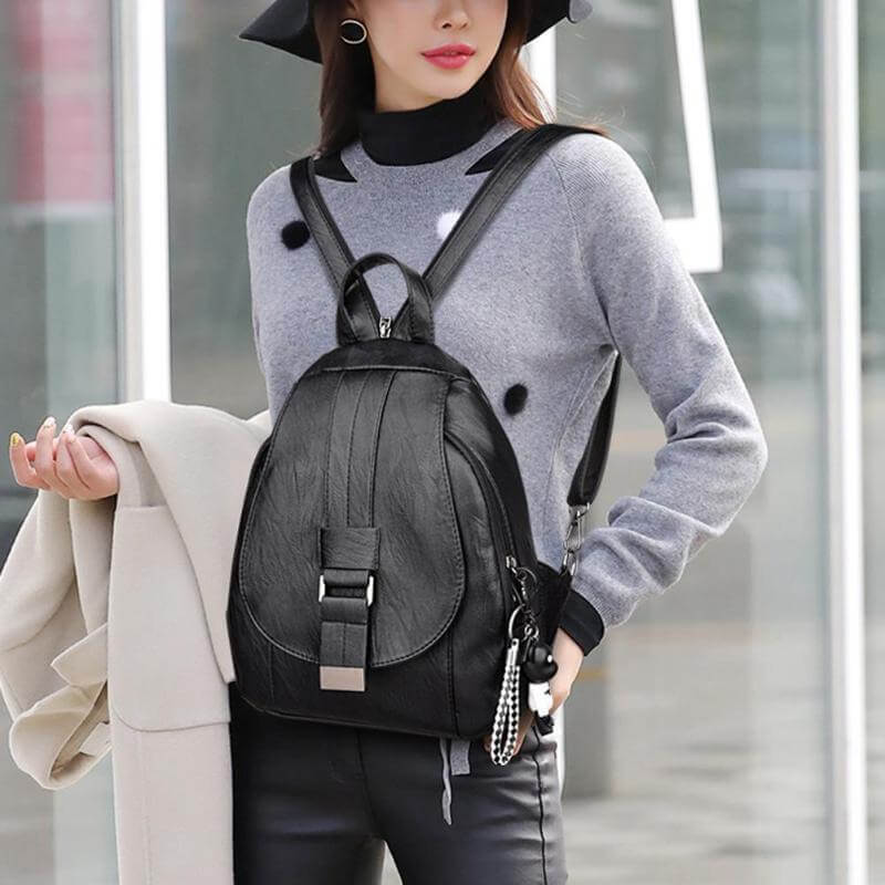 Women’s Water-Resistant Backpack with Multi-Compartments for Everyday Use