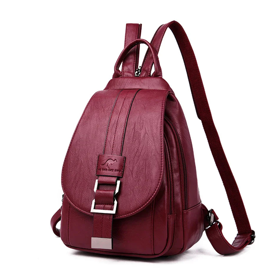 Women’s Water-Resistant Backpack with Multi-Compartments for Everyday Use