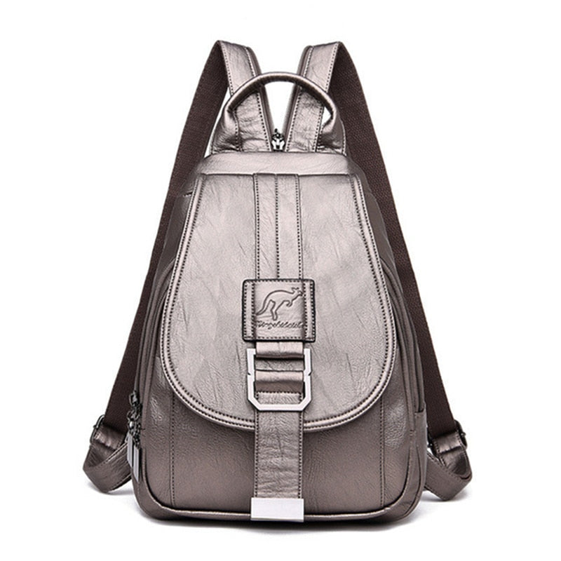 Women’s Water-Resistant Backpack with Multi-Compartments for Everyday Use
