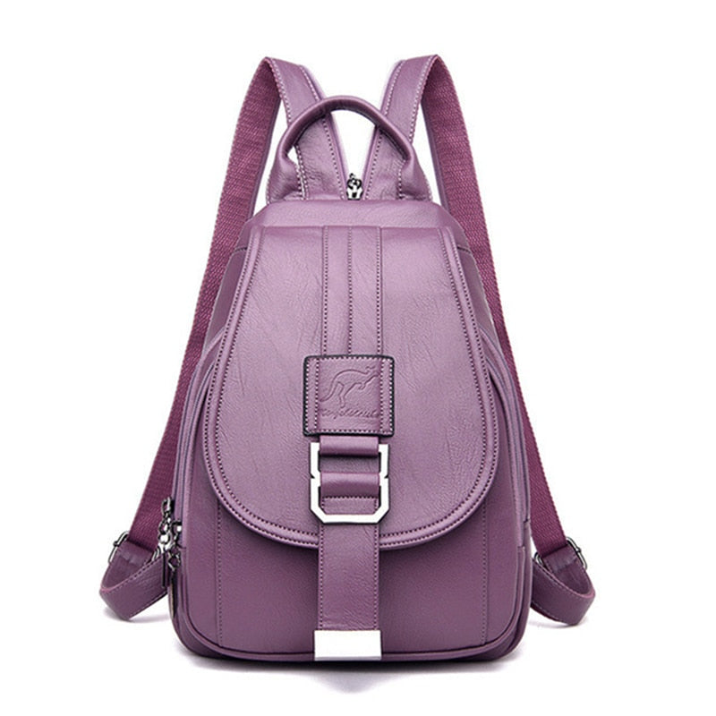 Women’s Water-Resistant Backpack with Multi-Compartments for Everyday Use