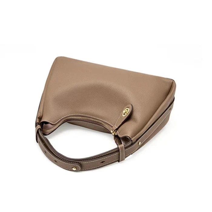 Women's Versatile Pebbled Leather Crossbody