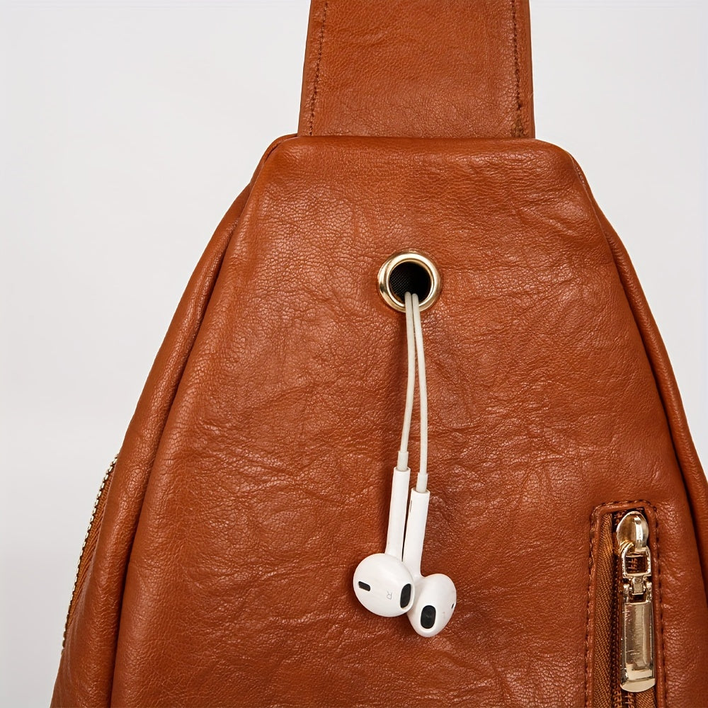Women's Vintage Charm Large Crossbody Bag