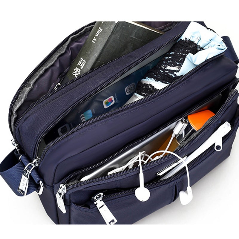 Mason | Water-Resistant Multi-Compartment Crossbody Bag