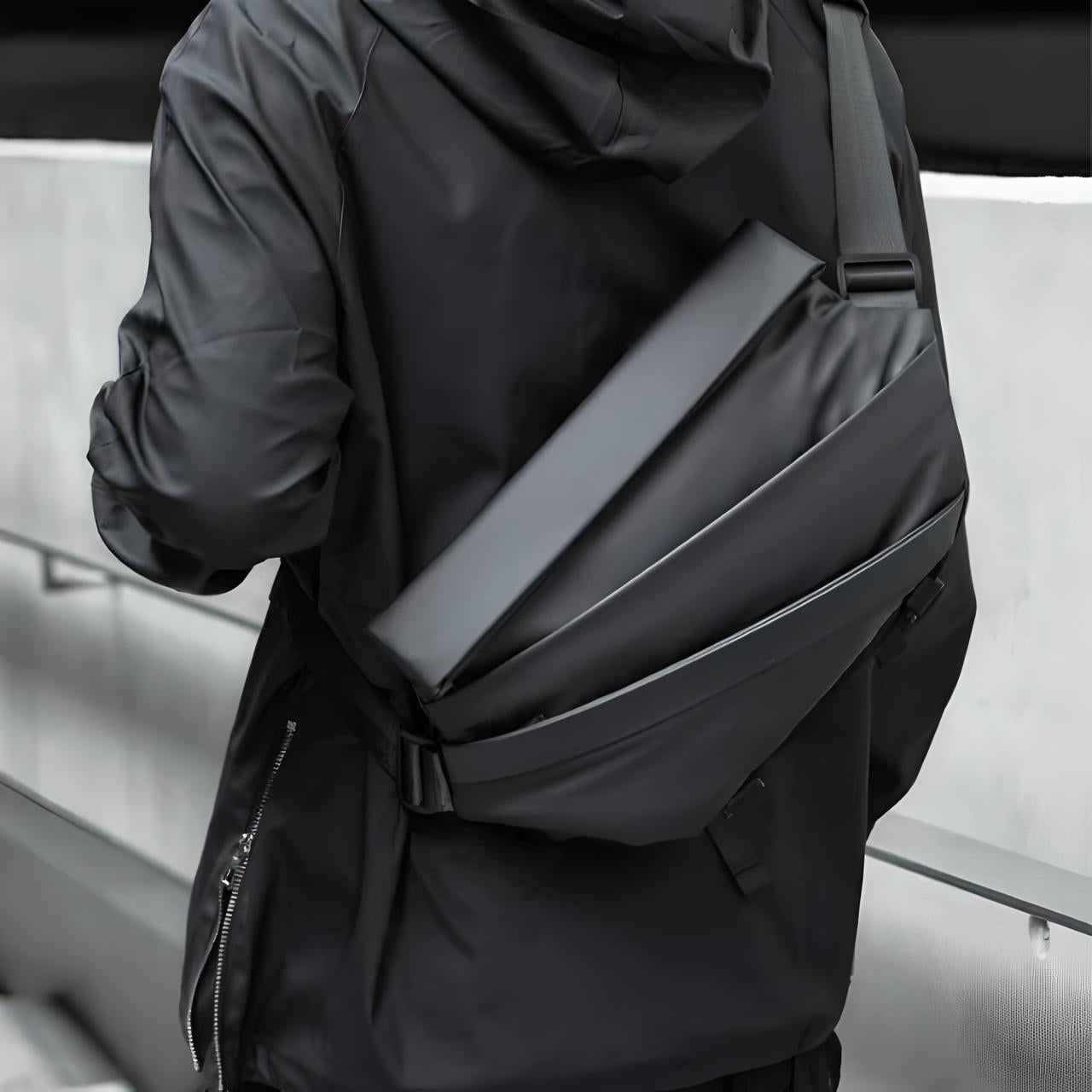 Jack | Anti-Theft Obsidian Sling Crossbody Bag