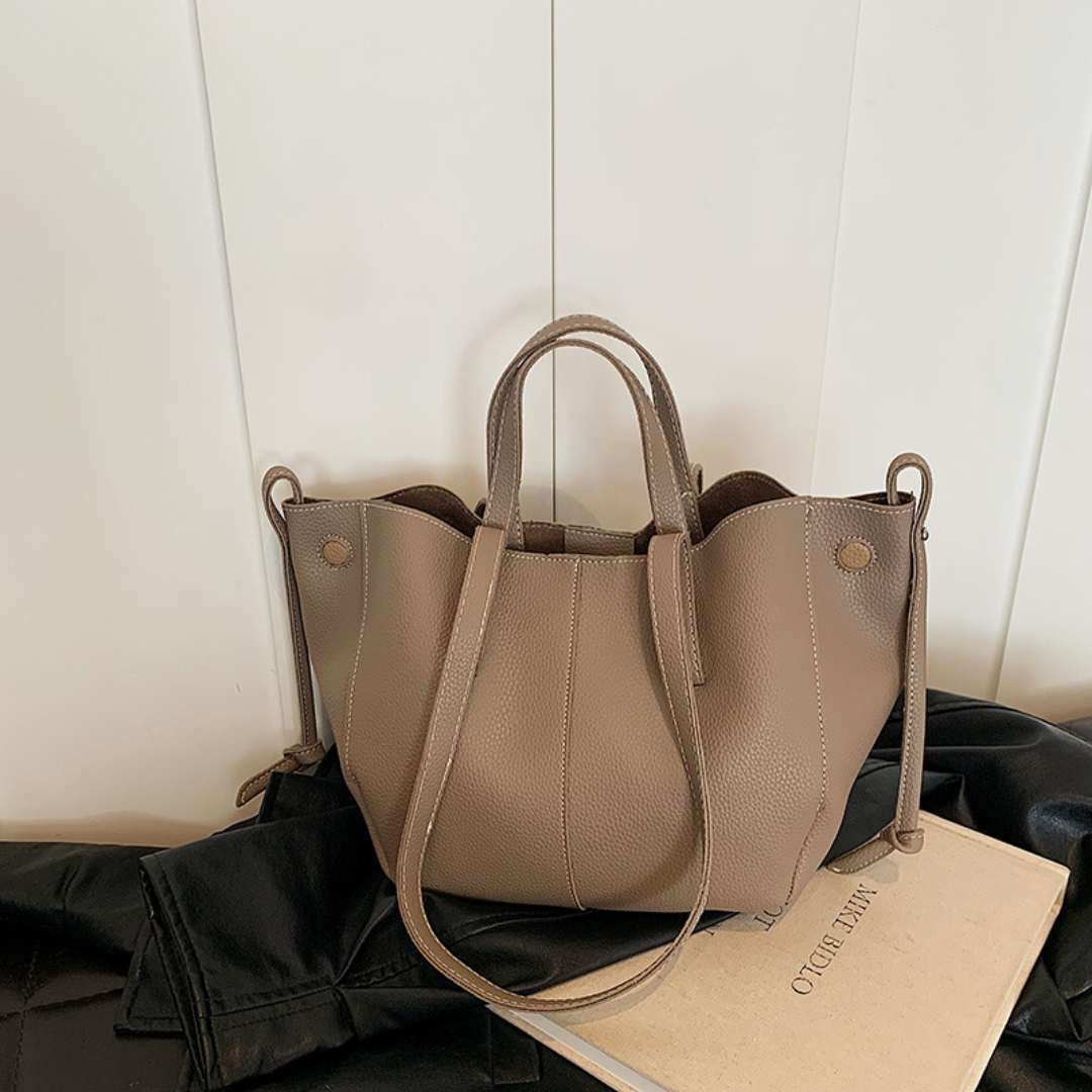 Women's Vintage Structured Design Shoulder Bag