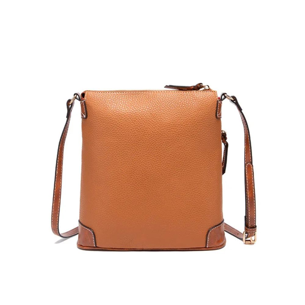Amiyah | Women's Pebble Grain Leather Crossbody Bag