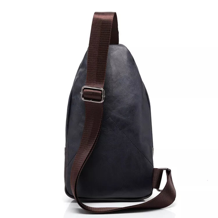 Men's Vintage Leather Crossbody Bag