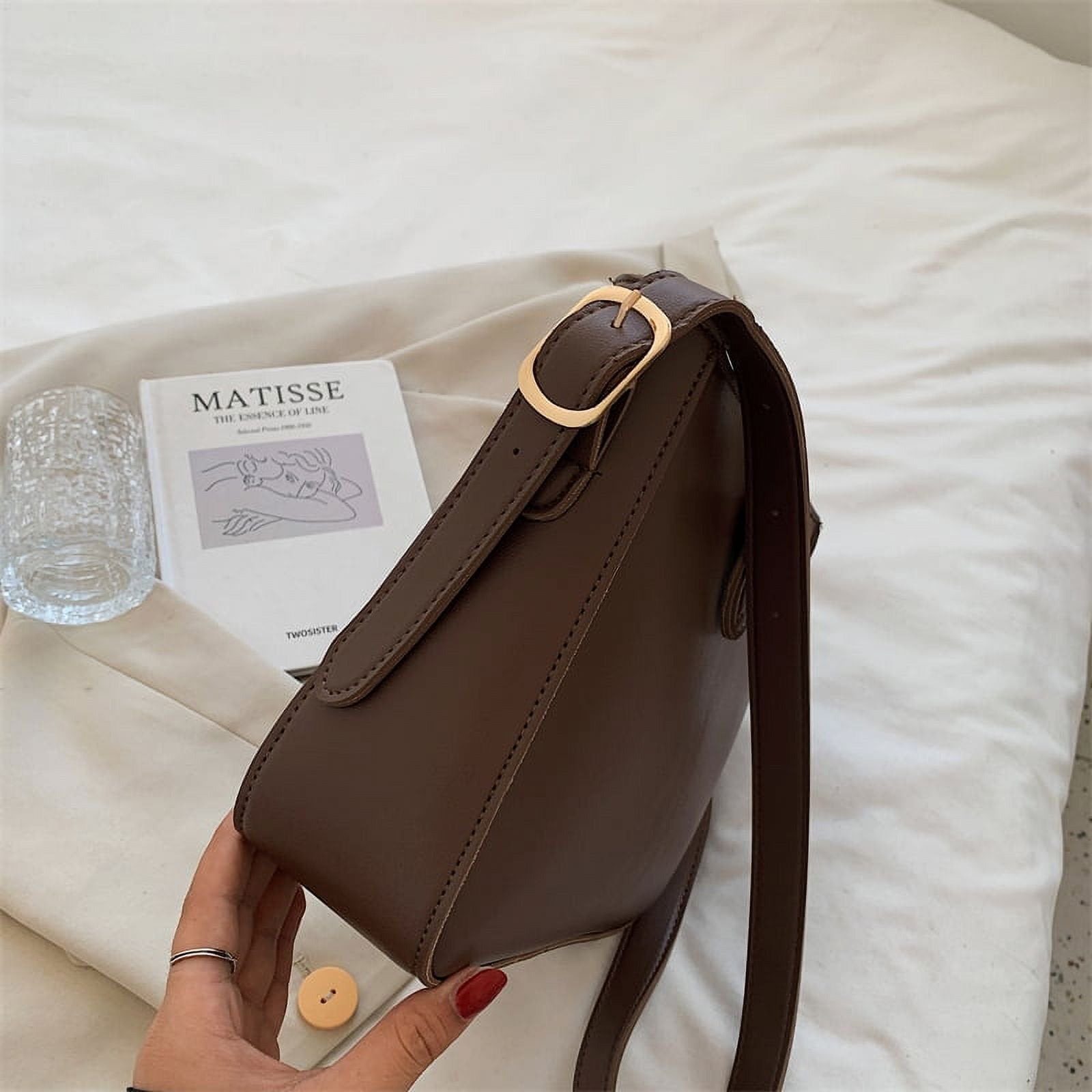 Everly | Women's Large Capacity PU Leather Crossbody Messenger Sling Bag