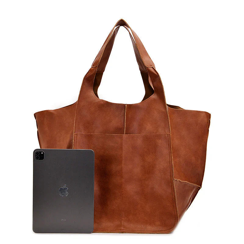 Women’s Oversized Retro Shoulder Bag Timeless Daily Essential