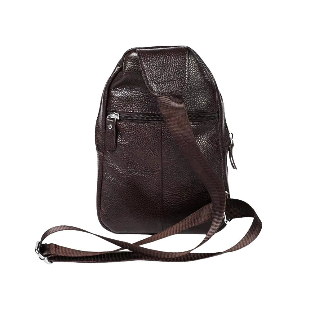 Mckenzie | Men's Leather Luxury Crossbody Travel Bag