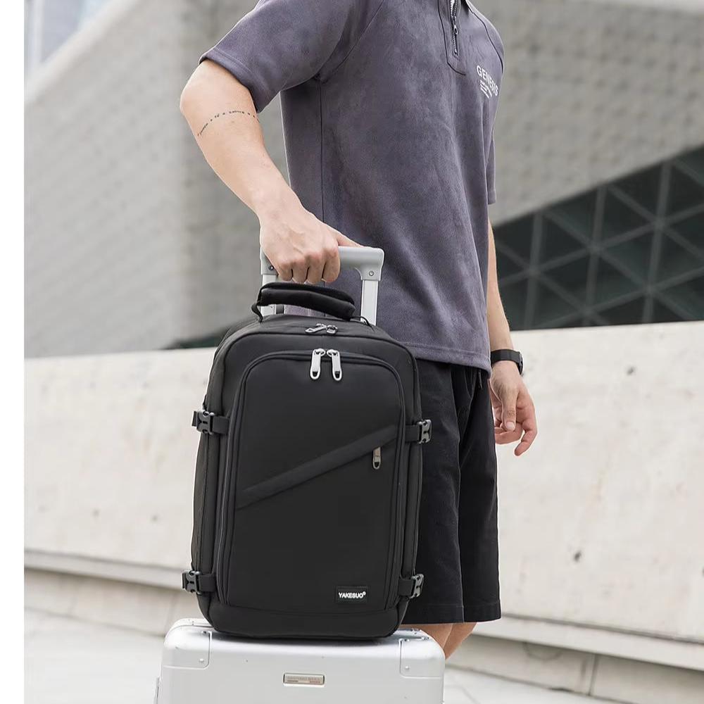 Men's Water-Resistant Carry-On Travel Laptop Backpack