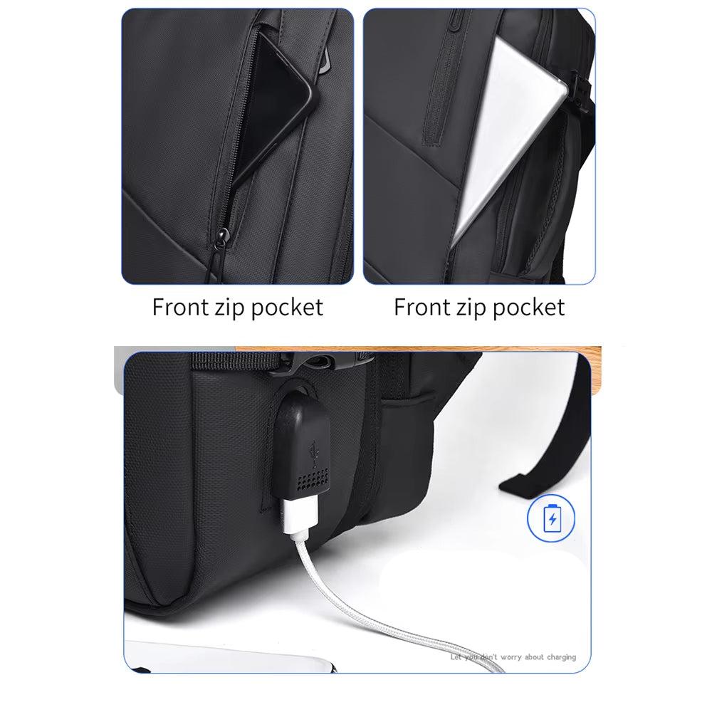 Jordan | Expandable Versatile Waterproof Travel Laptop Backpack