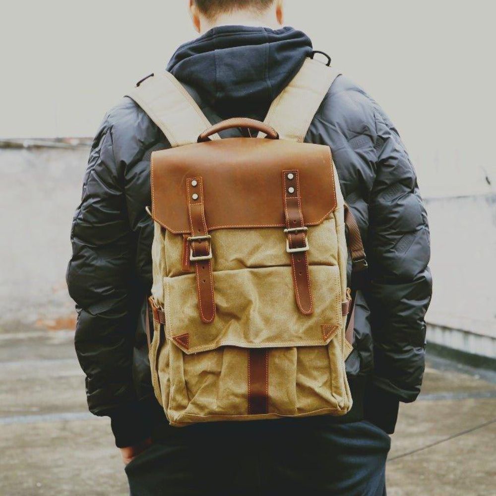Rylee | Waterproof Canvas Travel Camera Backpack