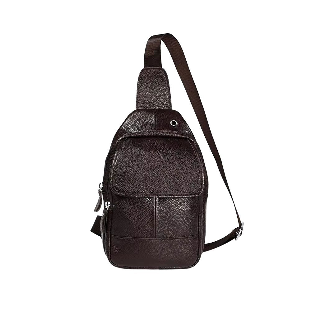 Mckenzie | Men's Leather Luxury Crossbody Travel Bag