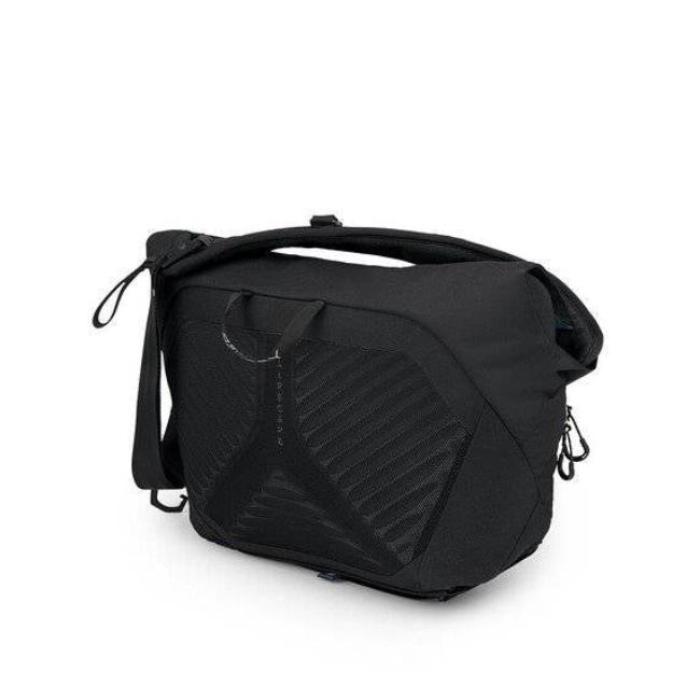 Men's Urban Crossbody Messenger Travel Bag with Hi-Vis Raincover