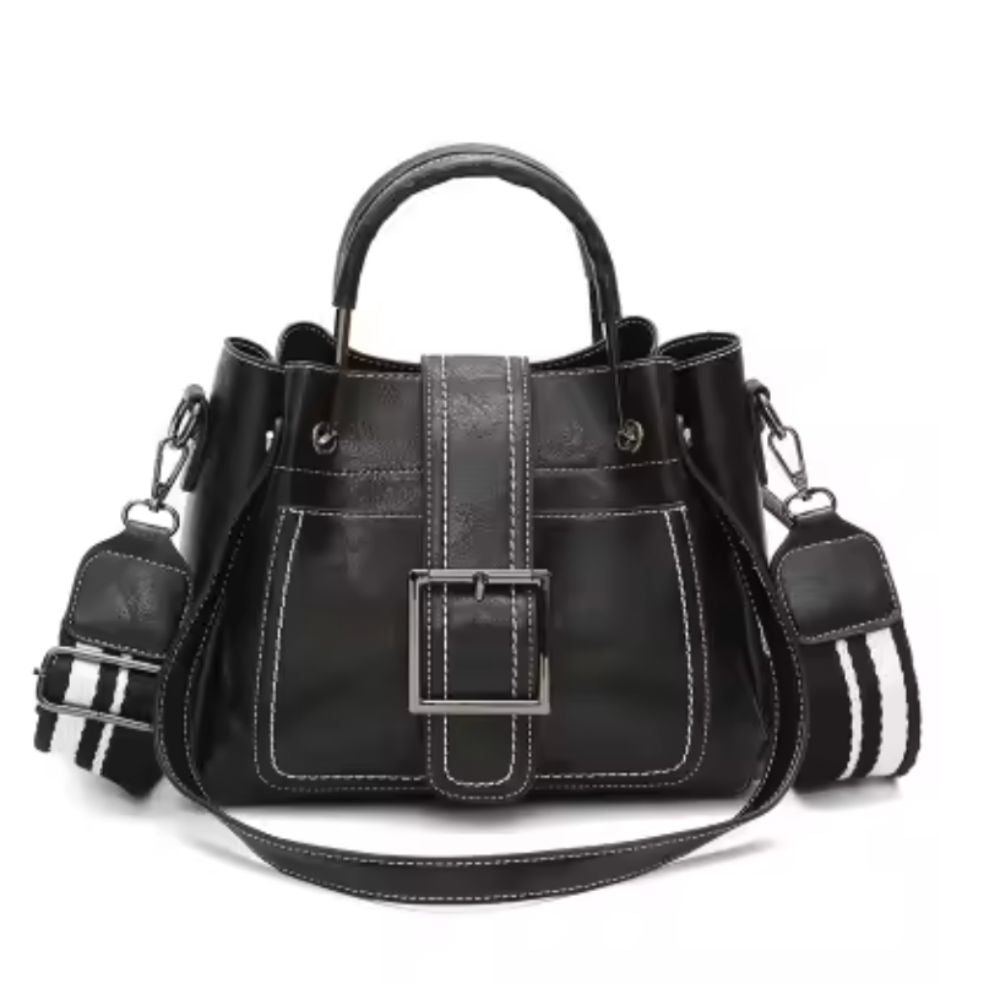 Amira | Women's Korean Vintage-Style Leather Crossbody Handbag