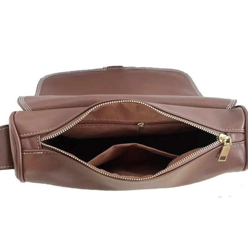 Women's Trendy Flap Crossbody Messenger Travel Bag