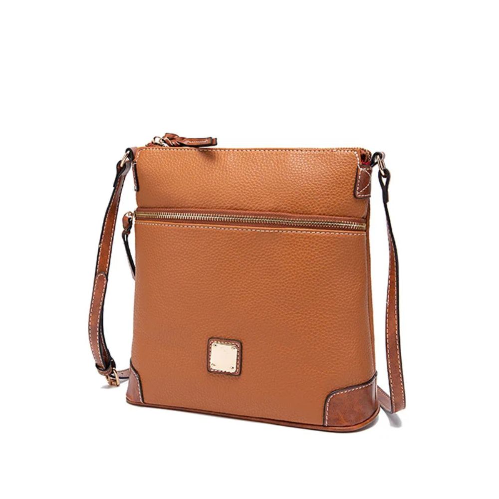 Amiyah | Women's Pebble Grain Leather Crossbody Bag
