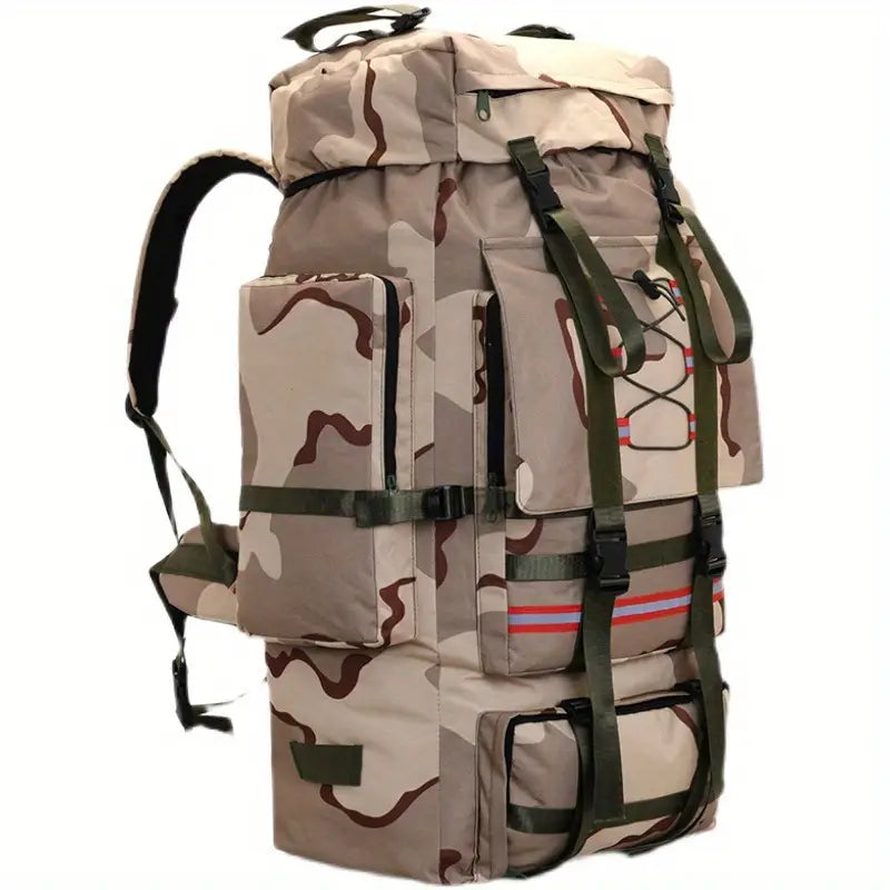Max | 130L Waterproof Men's Travel Hiking Large Rucksack Backpack