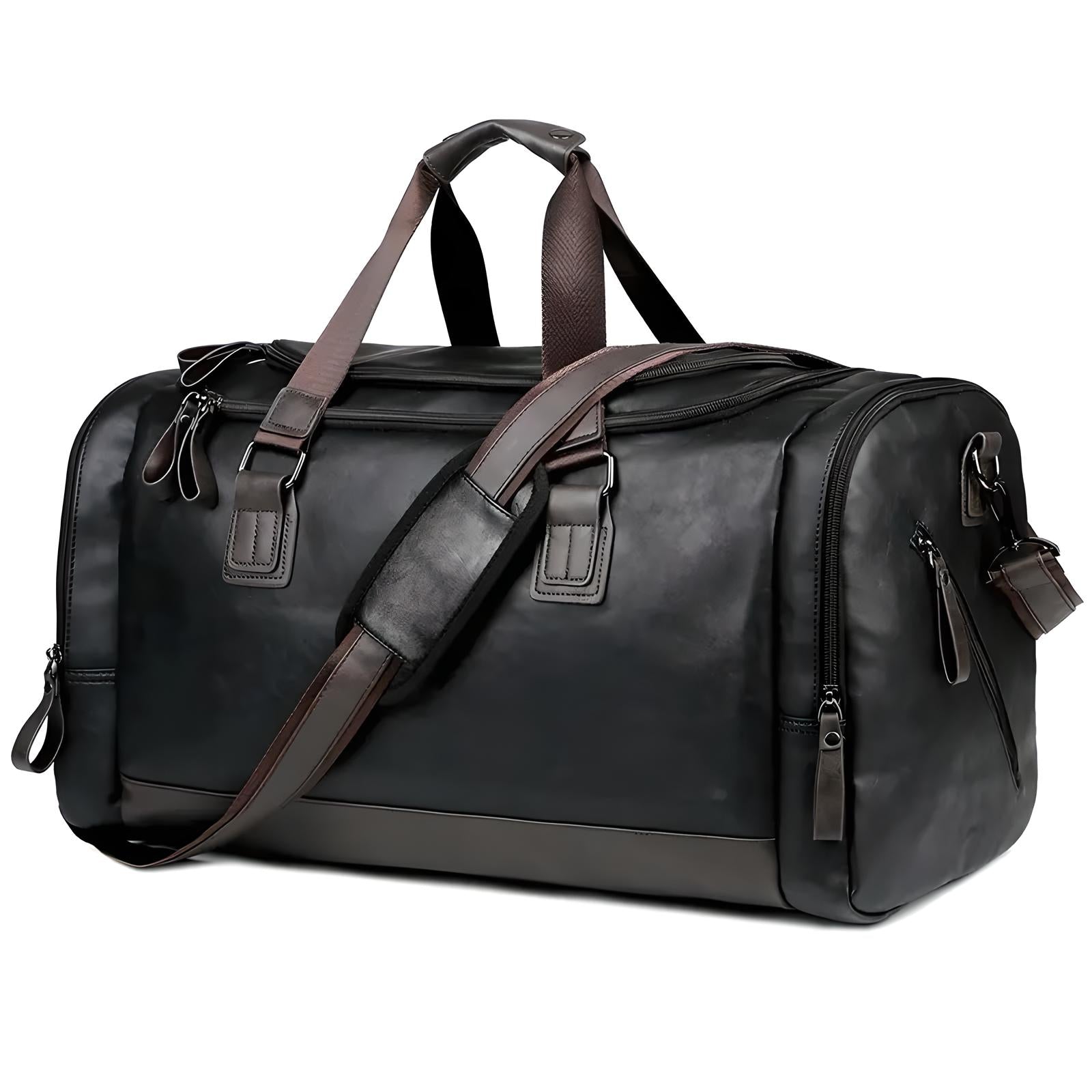 Classy Mens Leather Duffle Bag