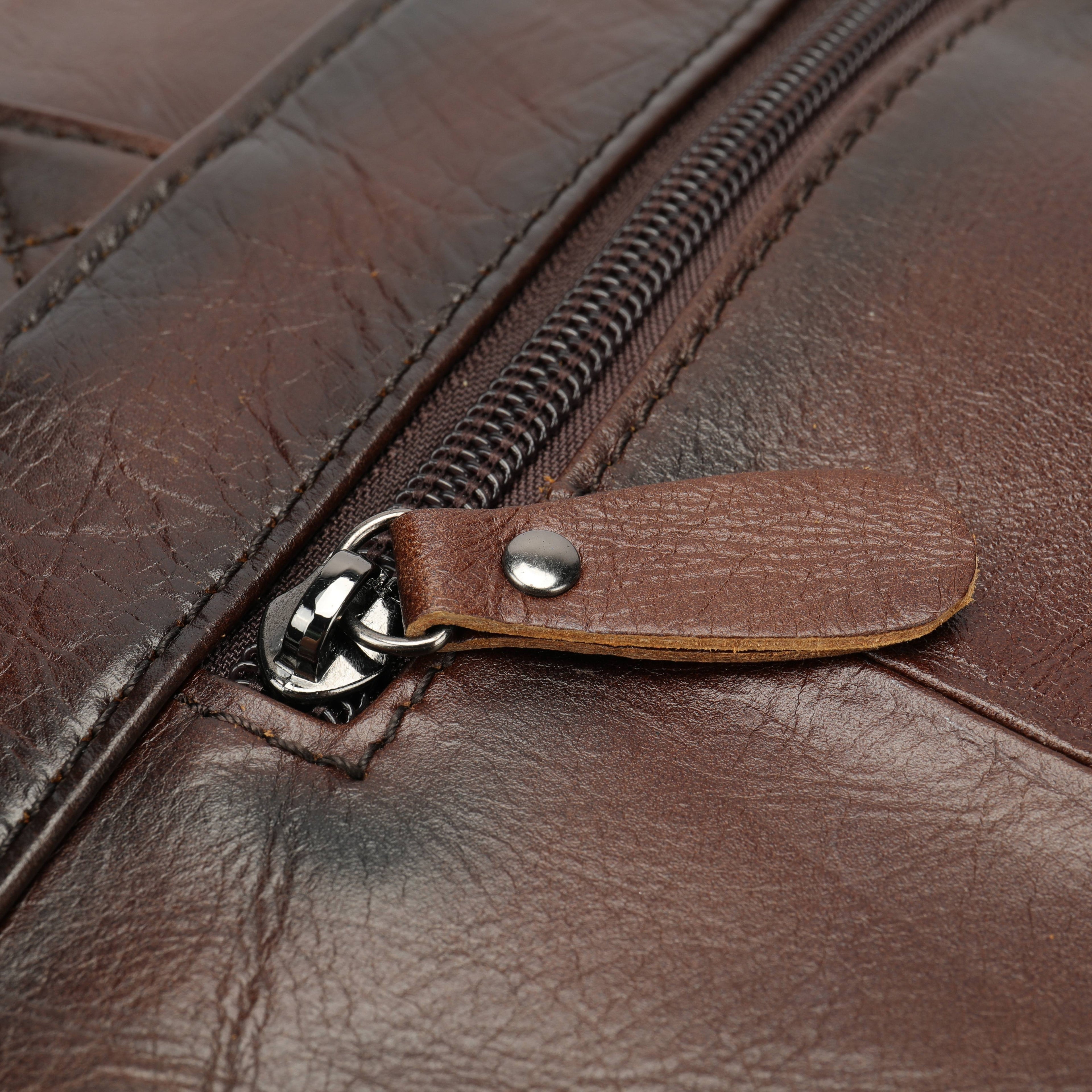 Men's Casual Leather Laptop Bag