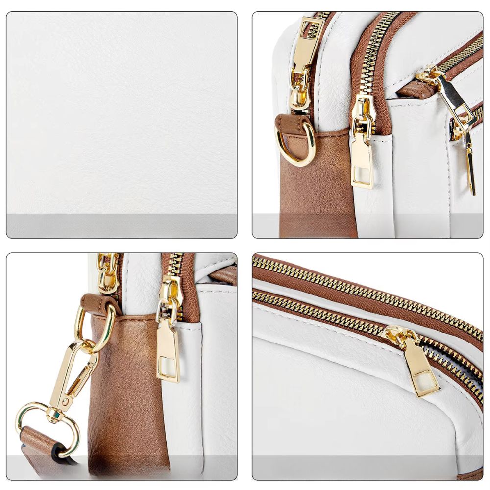 Lena | Quilted Vegan Women's  Leather Travel Crossbody Bag