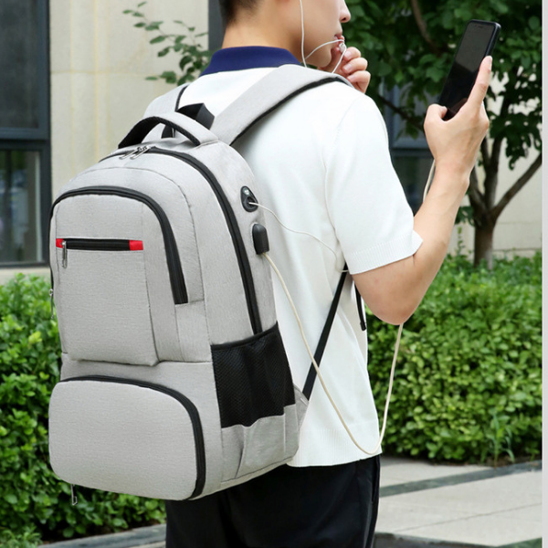 Waterproof Laptop Backpack with USB Spacious Multi Compartment
