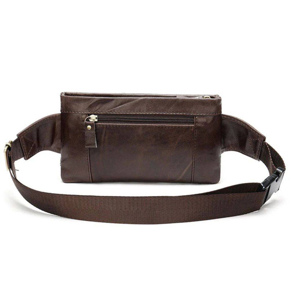 Ryleigh | Men's Leather Travel Fanny Pack Crossbody Bum Bag