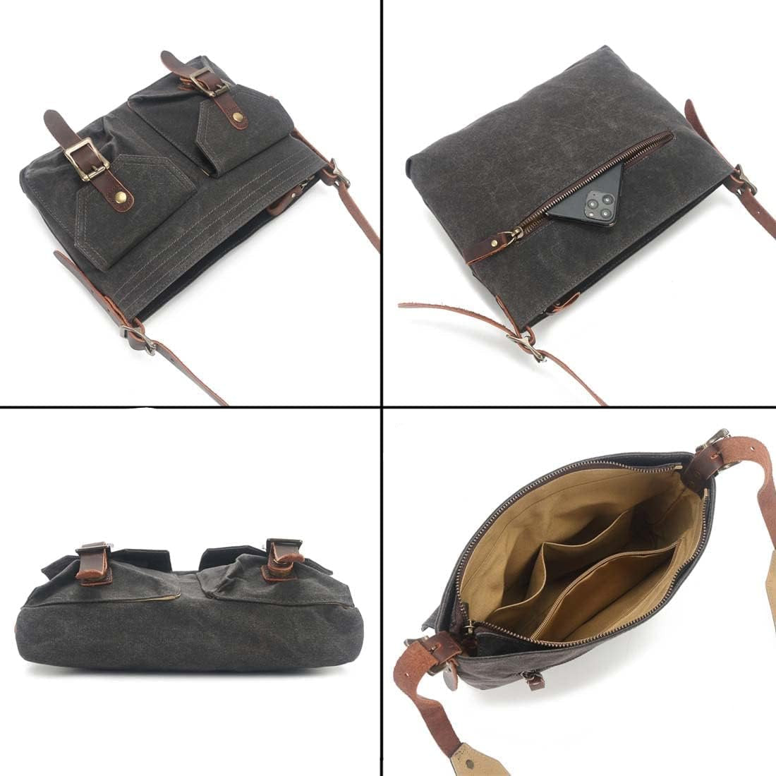 Oliver | Men's Vintage Canvas Crossbody Messenger Bag