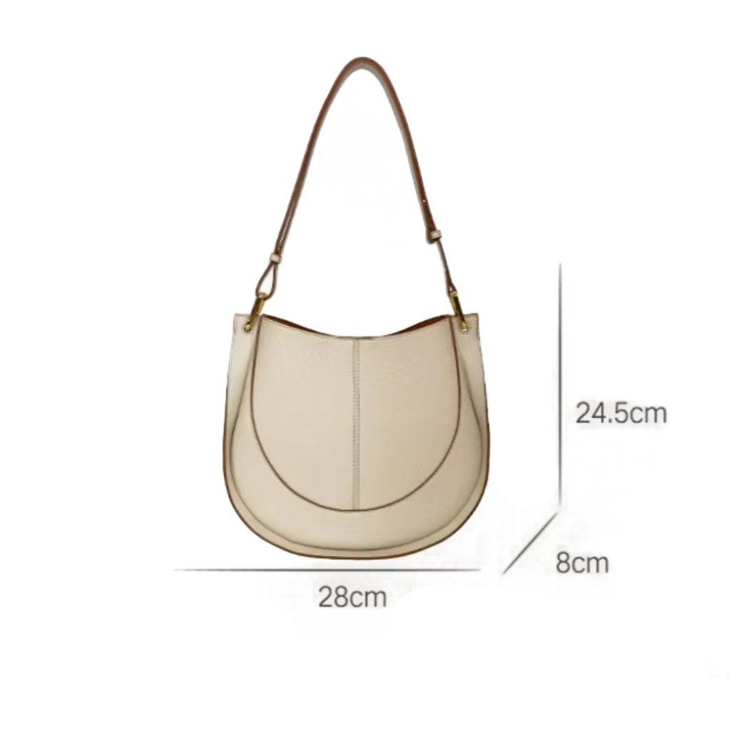 Clara | Women's Genuine Leather Crossbody Messenger Saddle Bag