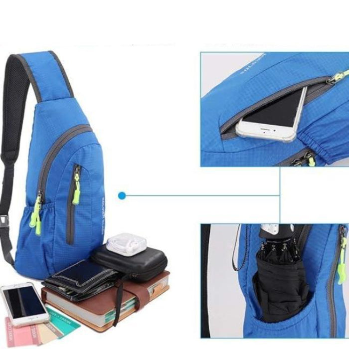 Strider | Men's Waterproof Lightweight Nylon Crossbody Sling Travel Bag for Active Use