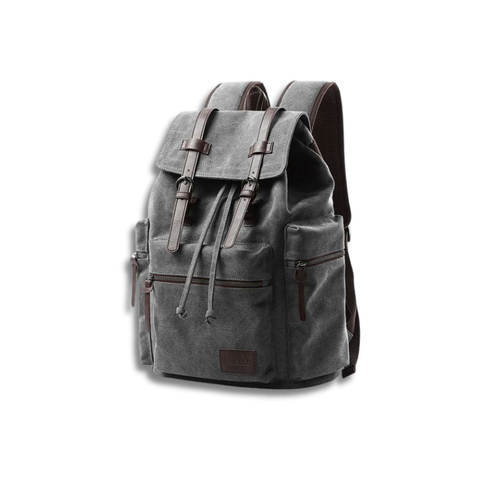 Piper | Men's Canvas Travel Drawstring Laptop Backpack