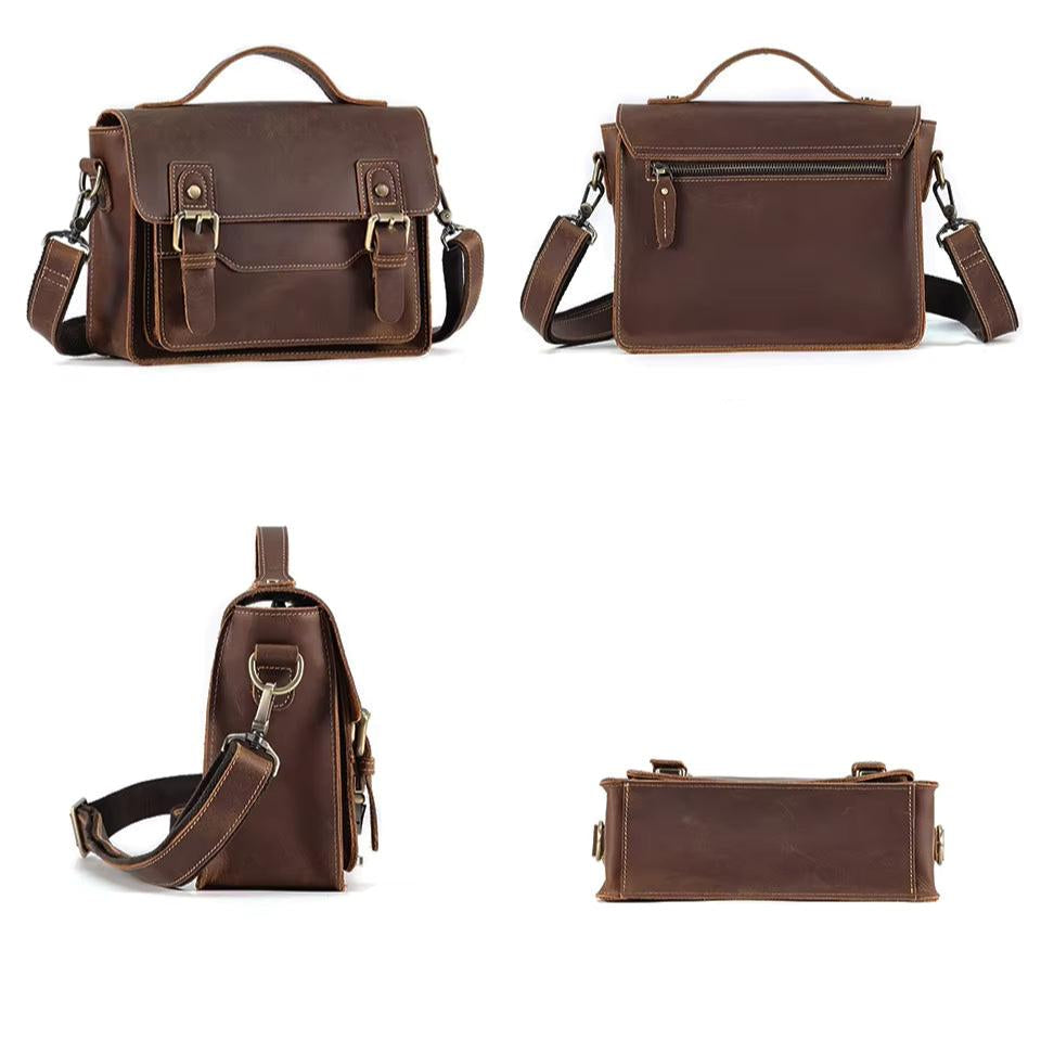 Jameson | Men's Casual Leather Crossbody Messenger Satchel Bag