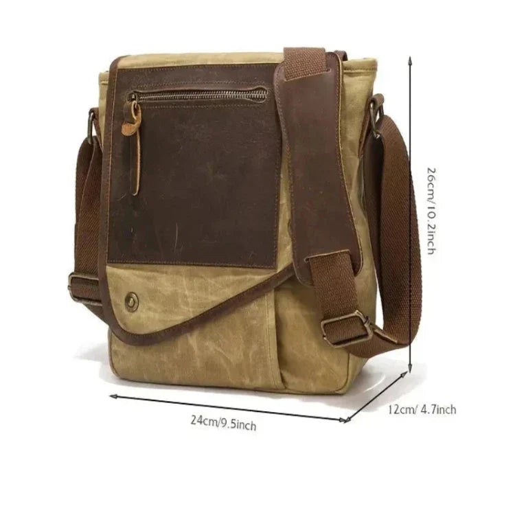 Sebastian | Vintage Canvas Men's Crossbody Messenger Bag