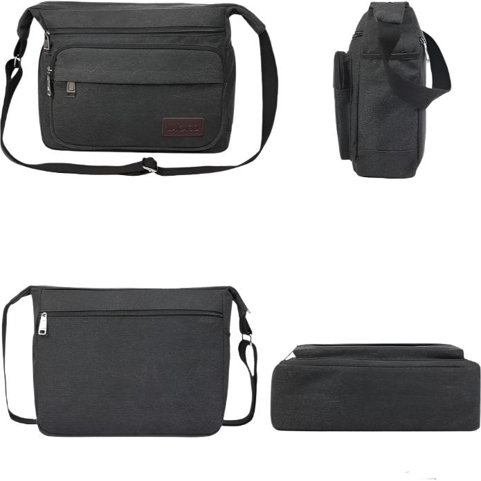 Vince | Women's Multi-Compartment Waterproof Canvas Crossbody Messenger Bag