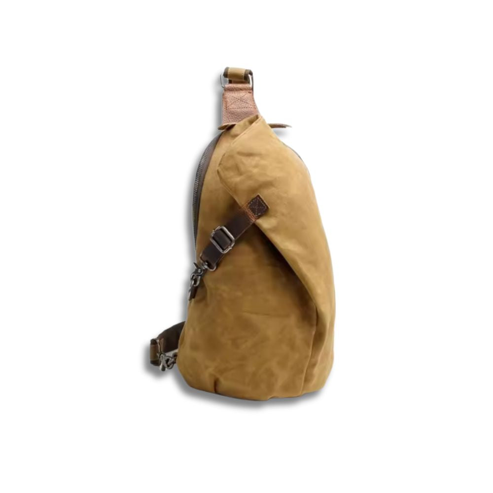 Genesis | Men's Vintage Waxed Canvas Men's Crossbody Bag