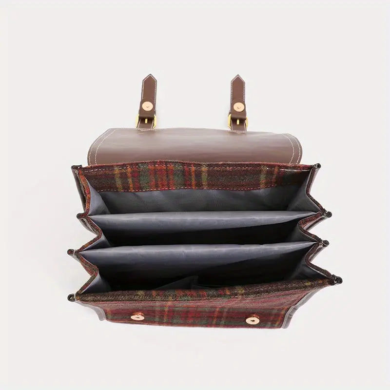 Mila | Women's Retro Plaid Cute Small Backpack