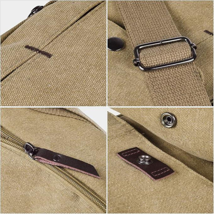 Maxwell | Men's Canvas Small Crossbody Messenger Bag