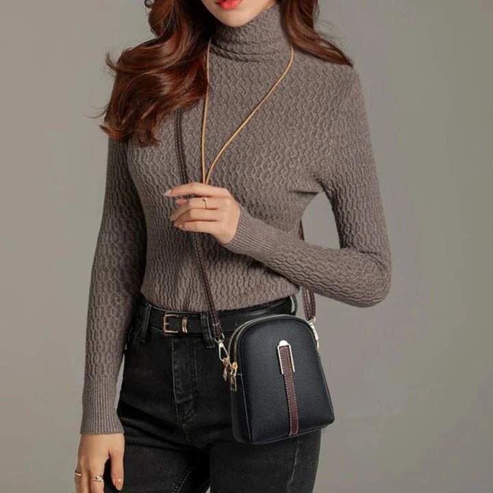 Ally | Women's Retro Mini Leather Crossbody Sling Bag