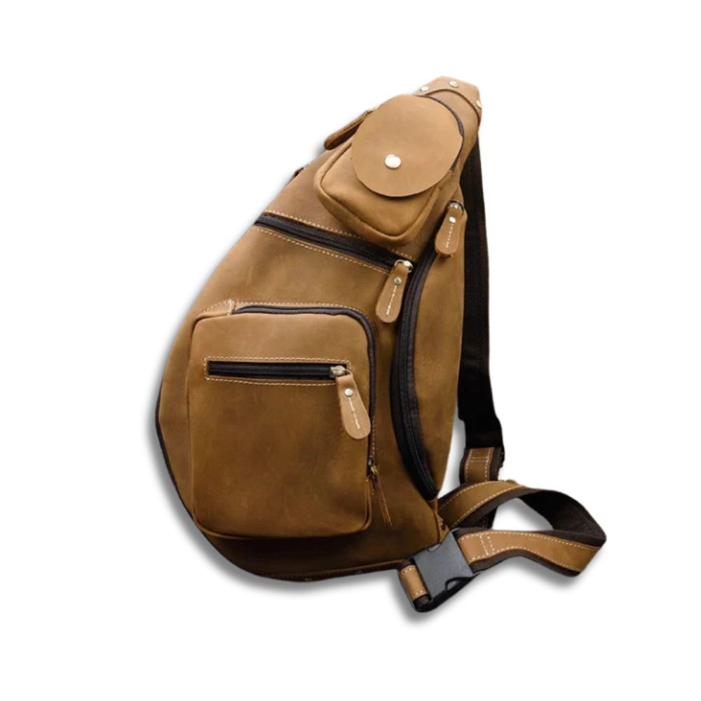 Theo | Men's Leather Travel Crossbody Bag