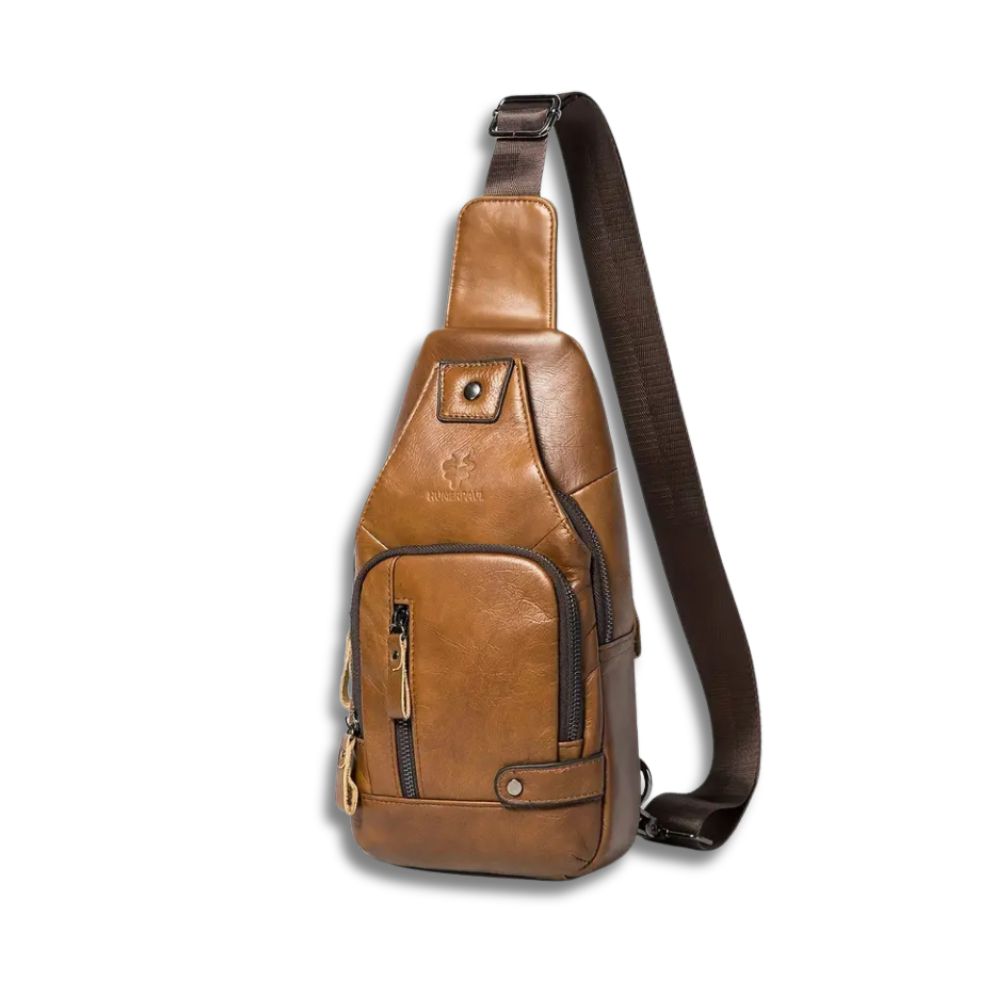 Logan | Men's Genuine Leather Travel Crossbody Bag