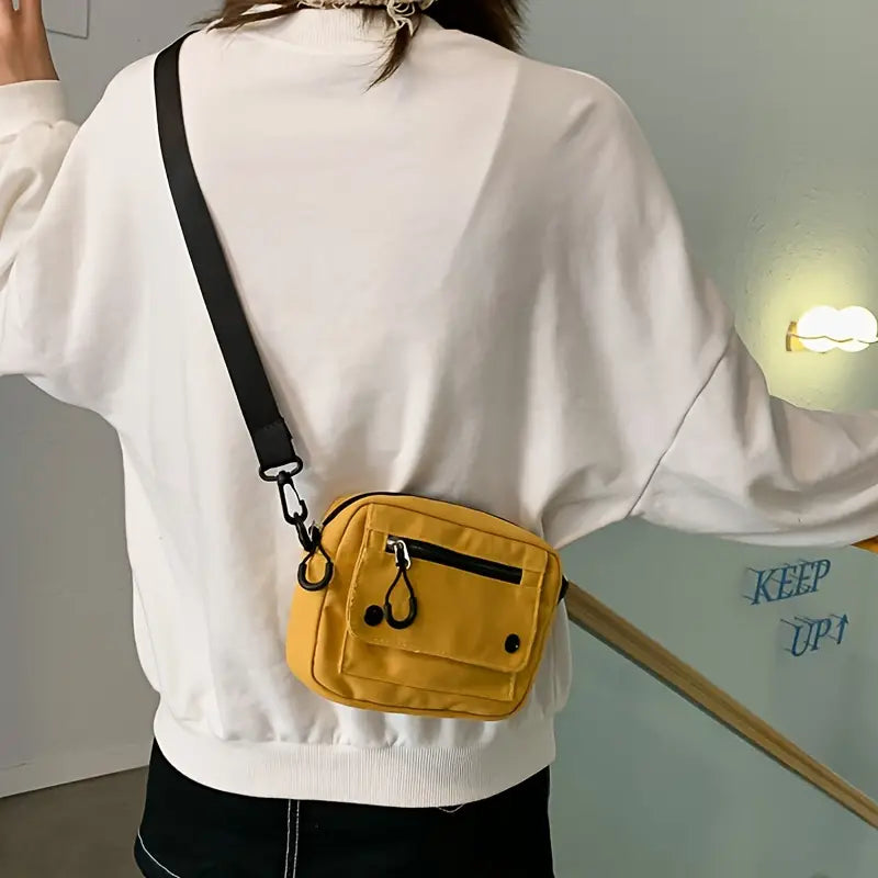 Mila | Women's Small Canvas Crossbody Square Sling Bag