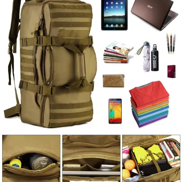 Levi | Men's 60L Tactical Military Travel Rucksack Large Backpack