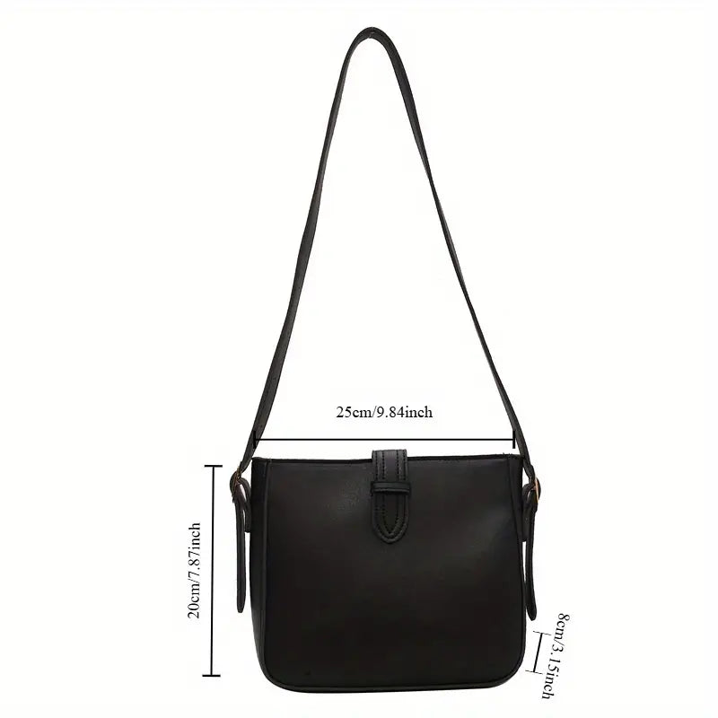 Everly | Women's Large Capacity PU Leather Crossbody Messenger Sling Bag