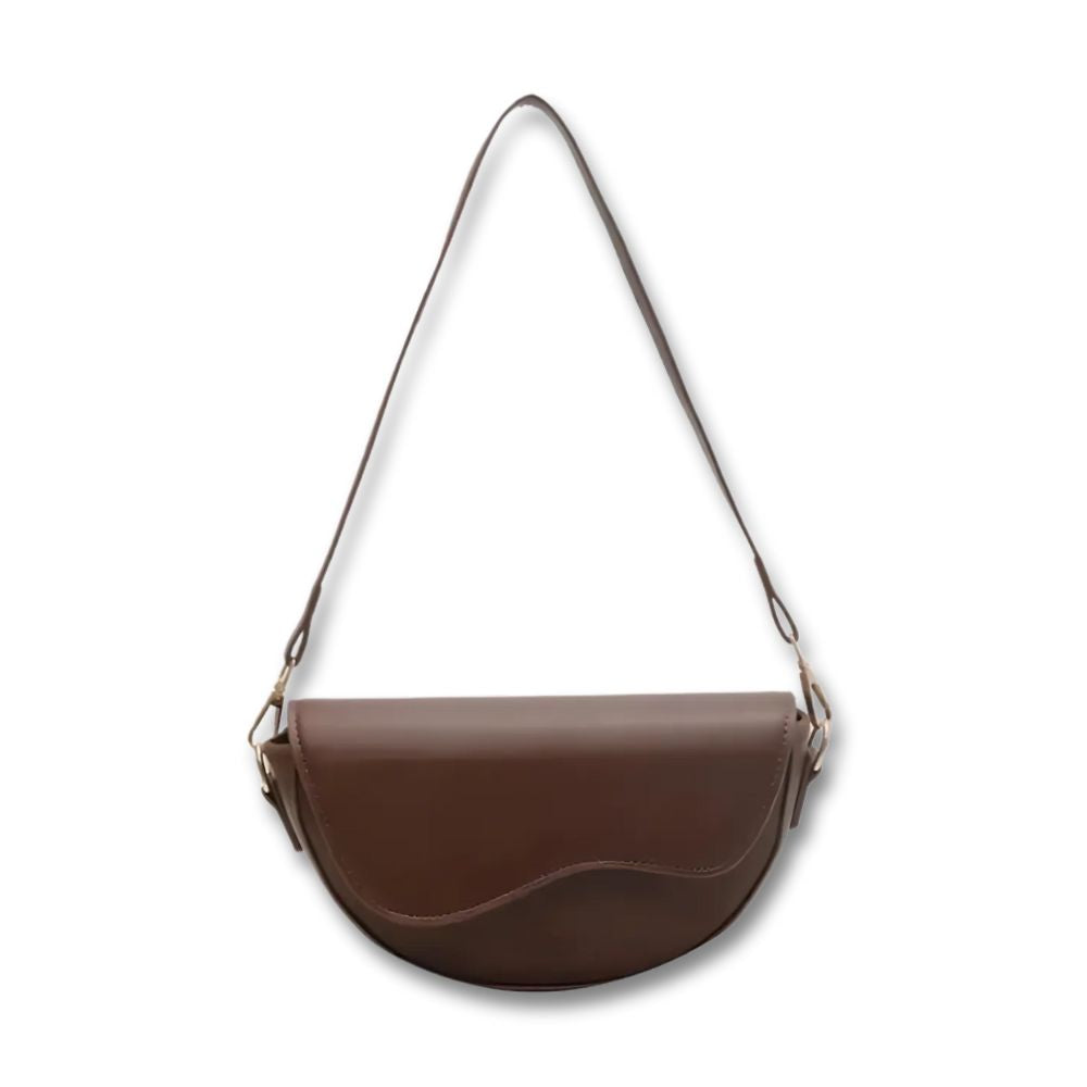 Chloe | Women's Vintage Leather Crossbody Saddle Handbag