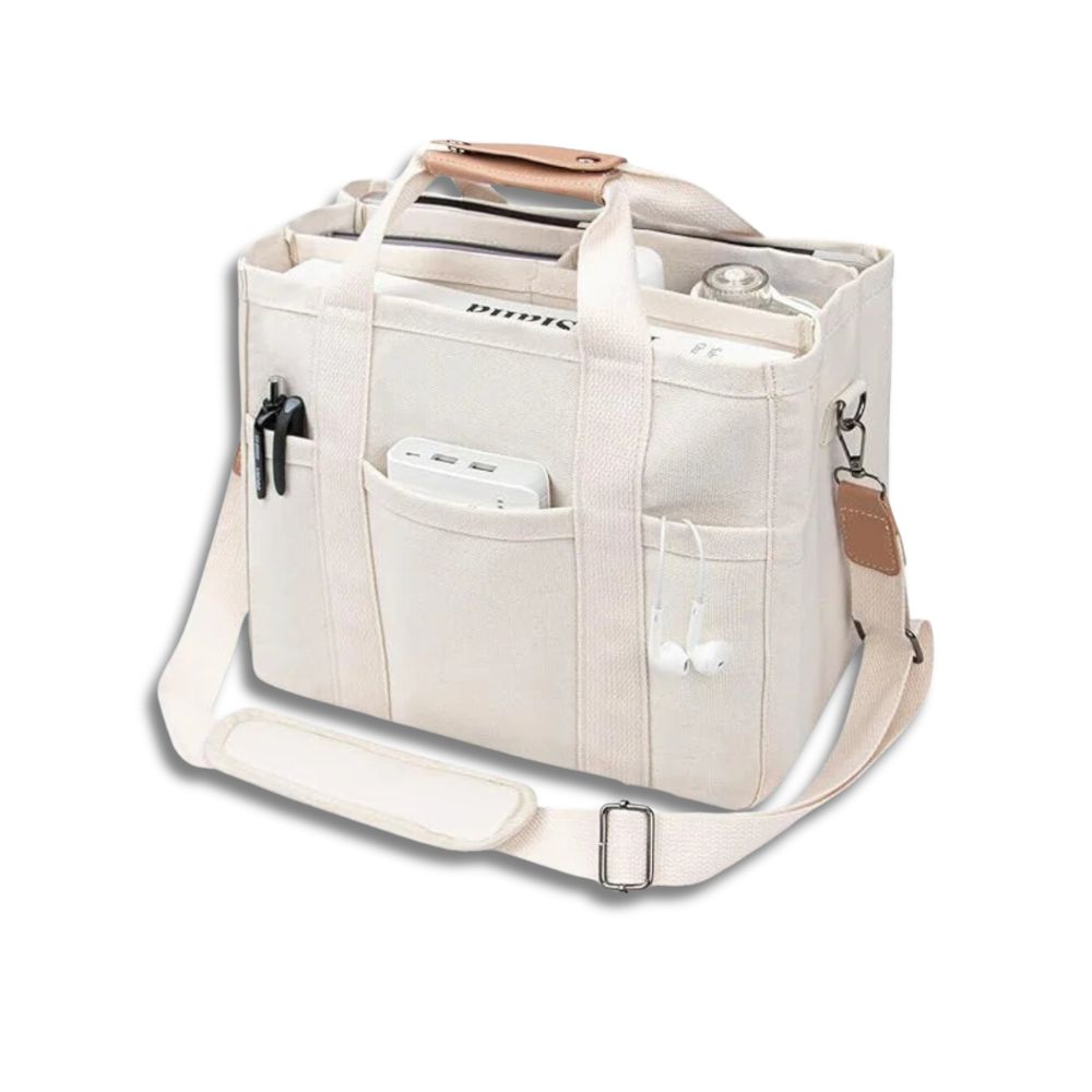 Oliver | Men's Canvas Crossbody Messenger Travel Bag with Multi-Pockets
