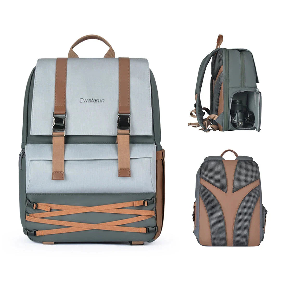 Noah | Men's Waterproof Camera Backpack with Quick Access
